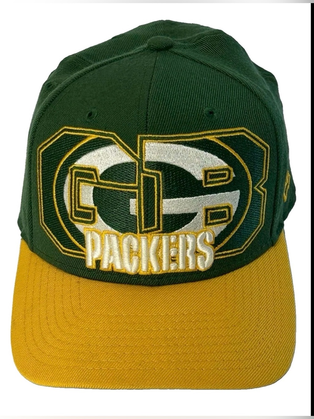 Green Bay Packers New Era 9FIFTY Snapback Hat Green Gold NFL GB Logo